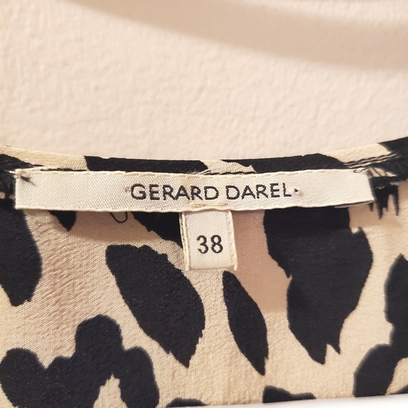Gerard Darel - 100% Silk 🐆 leopard print ombre top - Picture 4 of 7